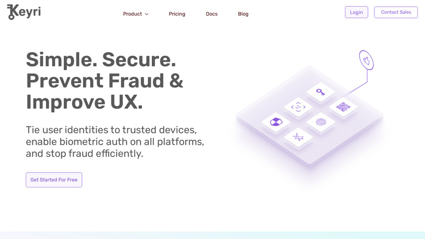 Keyri Landing Page