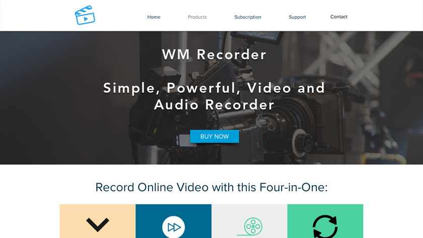 wmrecorder.com WM Recorder Landing Page