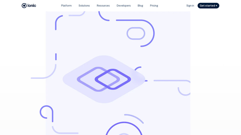 Ionic Studio (Legacy) Landing Page