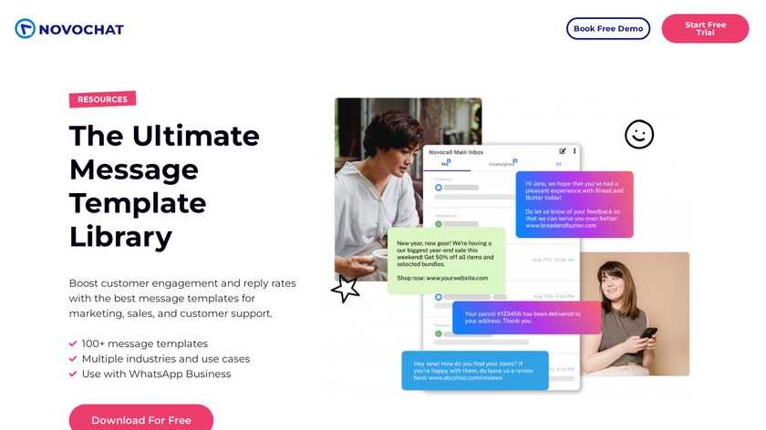 WhatsApp Marketing Templates Landing Page