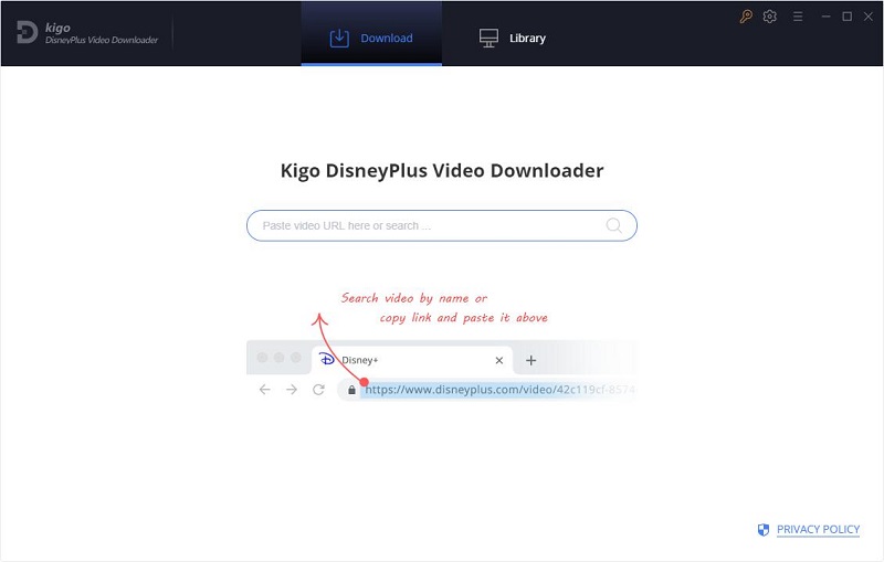 Kigo DisneyPlus Video Downloader Landing page