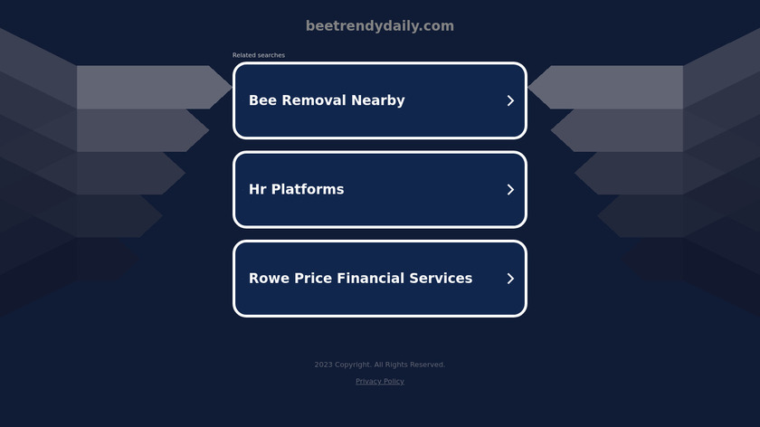BeeTrendy Daily Landing Page