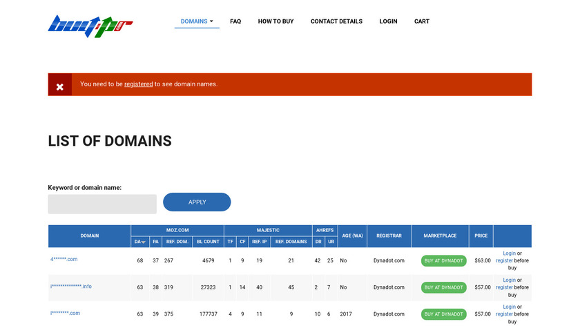 Buy pr Landing Page