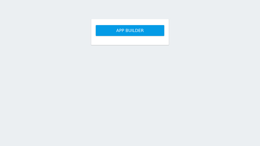 App Builder Landing Page