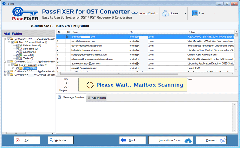 PassFixer for OST Converter Landing page