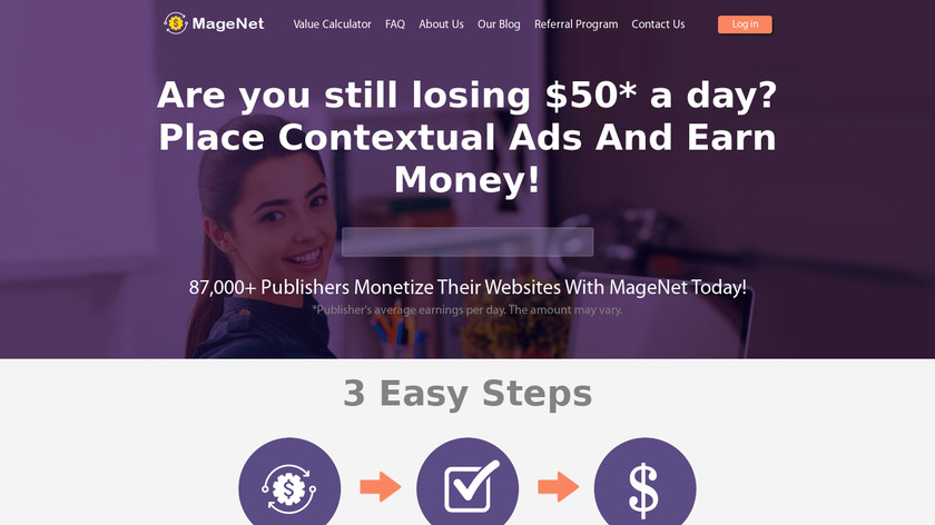 Magenet Landing Page