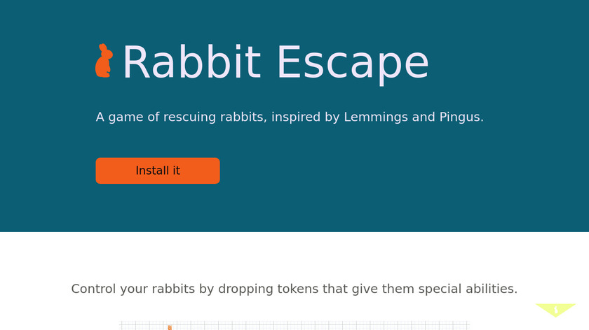 Rabbit Escape Landing Page