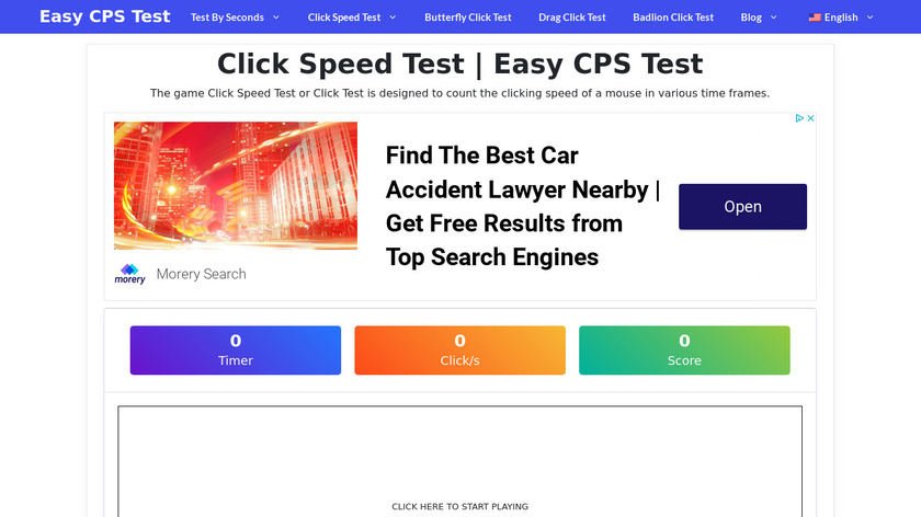 Easy CPS Test Landing Page