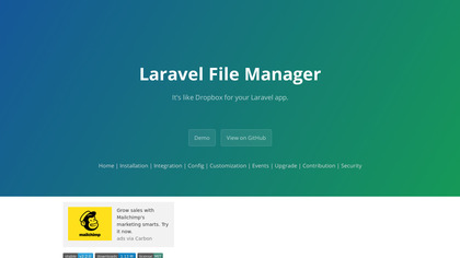 Laravel File Manager image