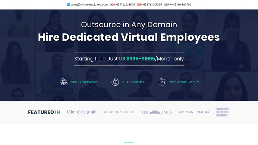 Virtual Employee Landing Page