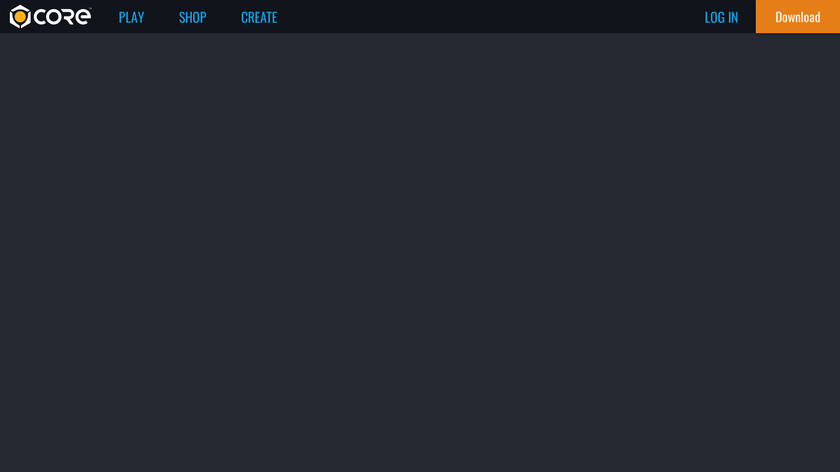 Core Games Landing Page