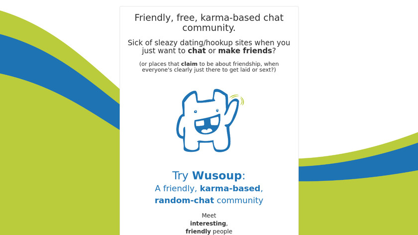 Wusoup Landing Page