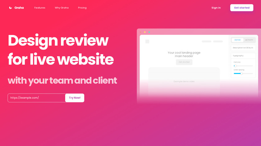 Graha Landing Page