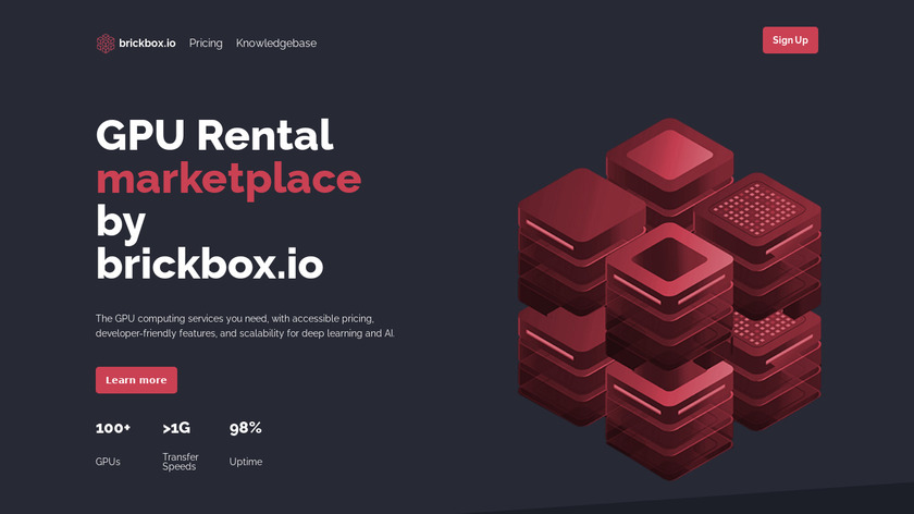 Brickbox Landing Page