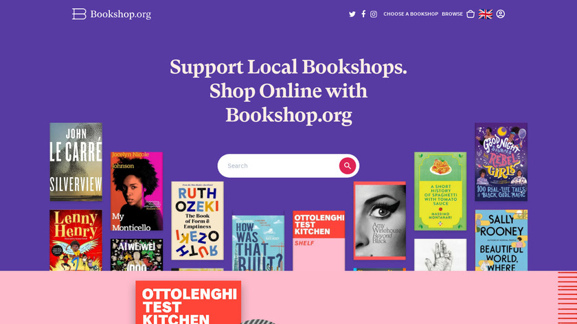 Bookshop UK Landing Page