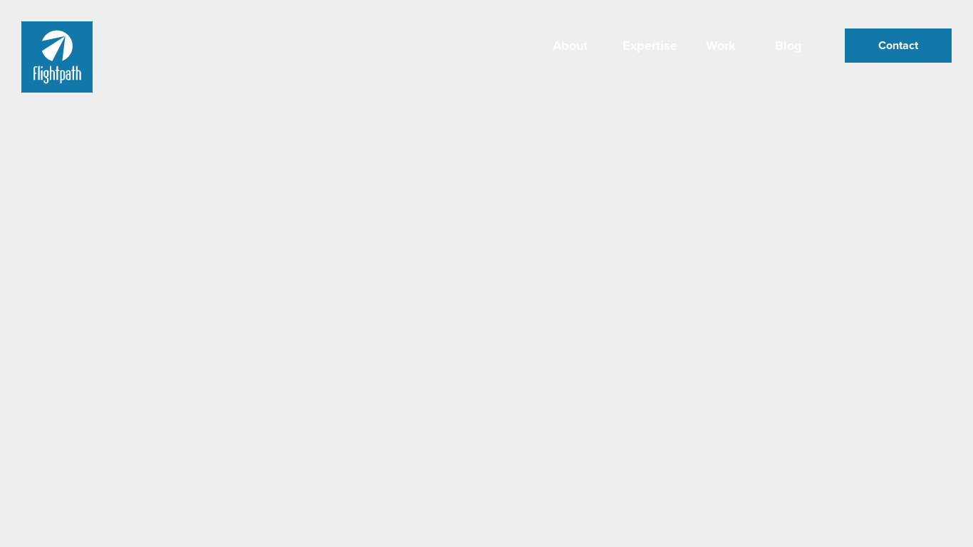 Flightpath Landing page