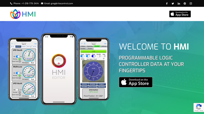 HMI Editor Landing Page