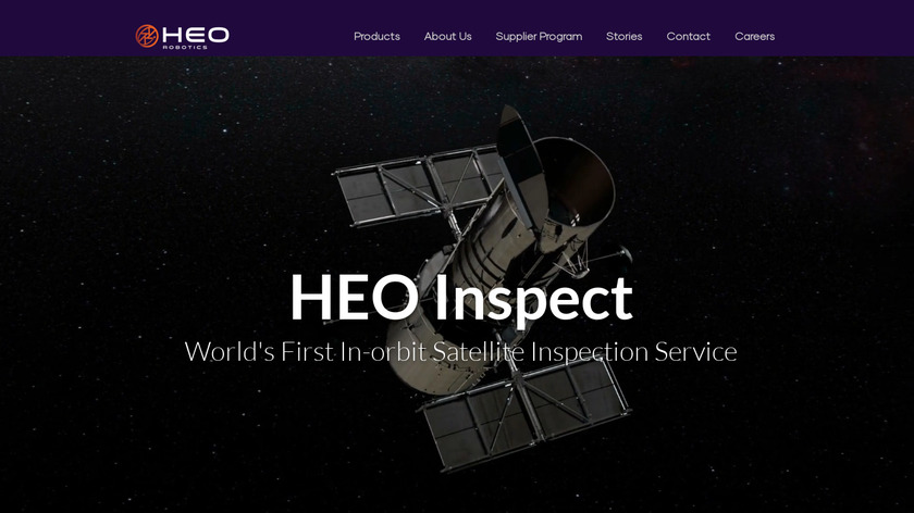 heo-robotics.com HEO Inspect Landing Page