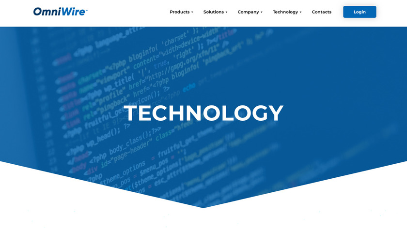 OmniWire API Landing Page