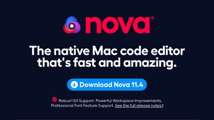 Nova Code Editor screenshot