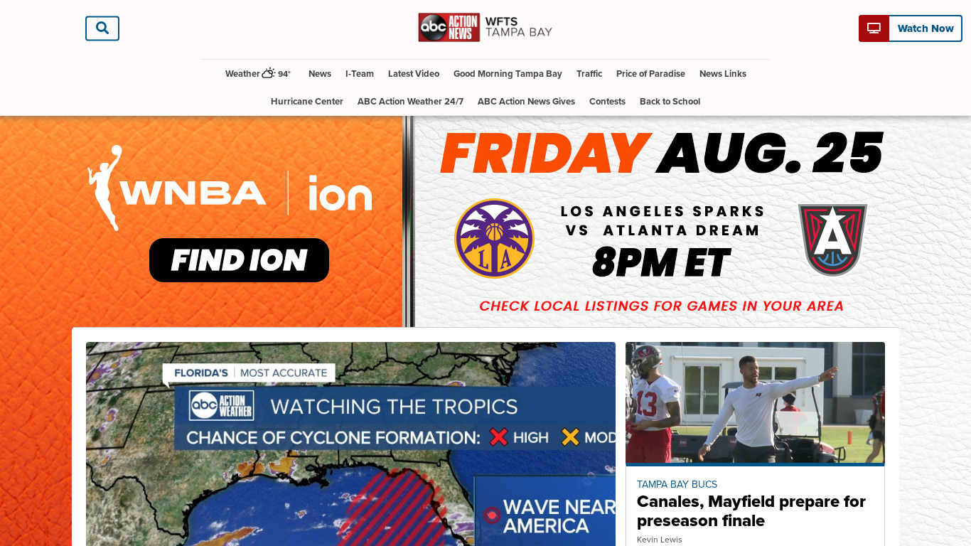 ABC Action News Landing page