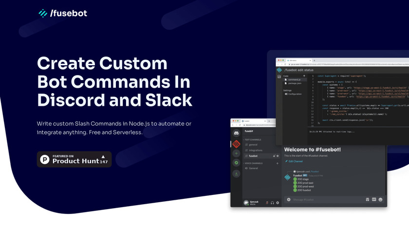 Fusebot Landing Page