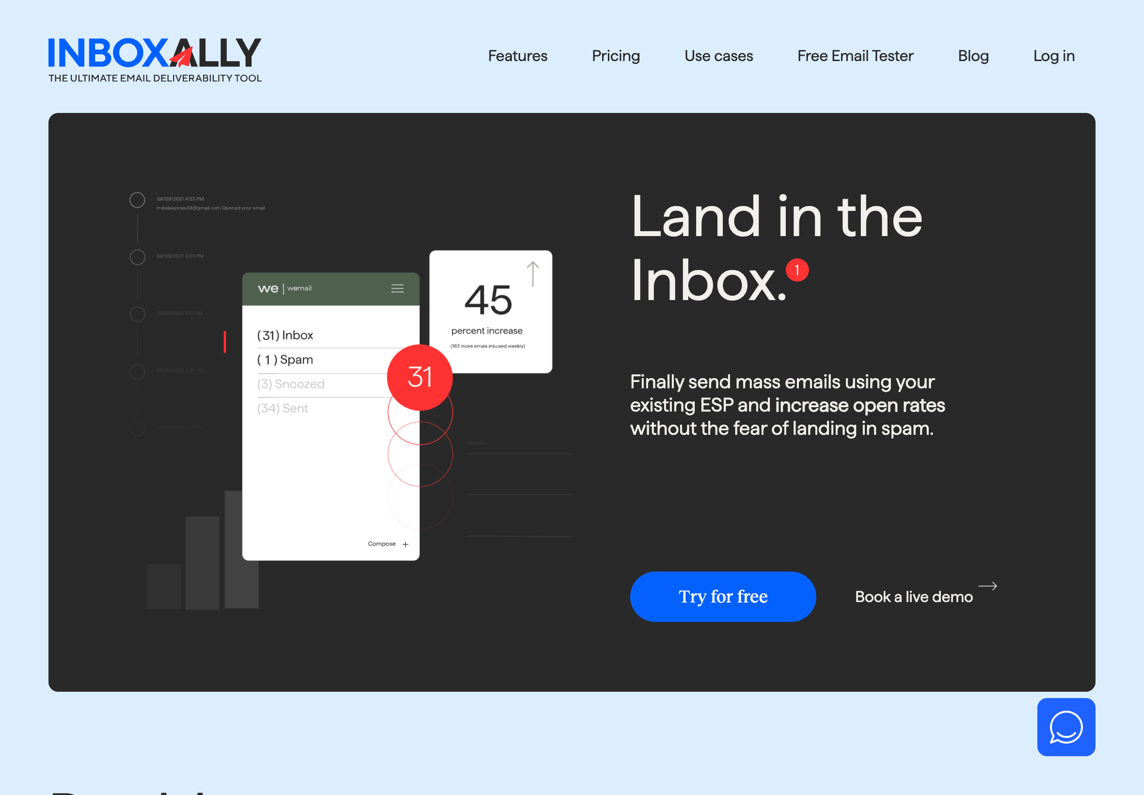 InboxAlly Landing page