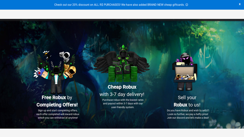 RBX.gg Landing Page