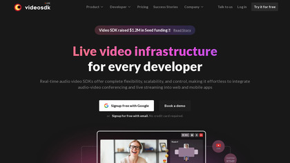 Video Calling API by videosdk.live image