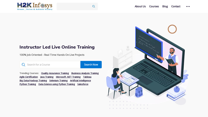 H2kinfosys Landing Page