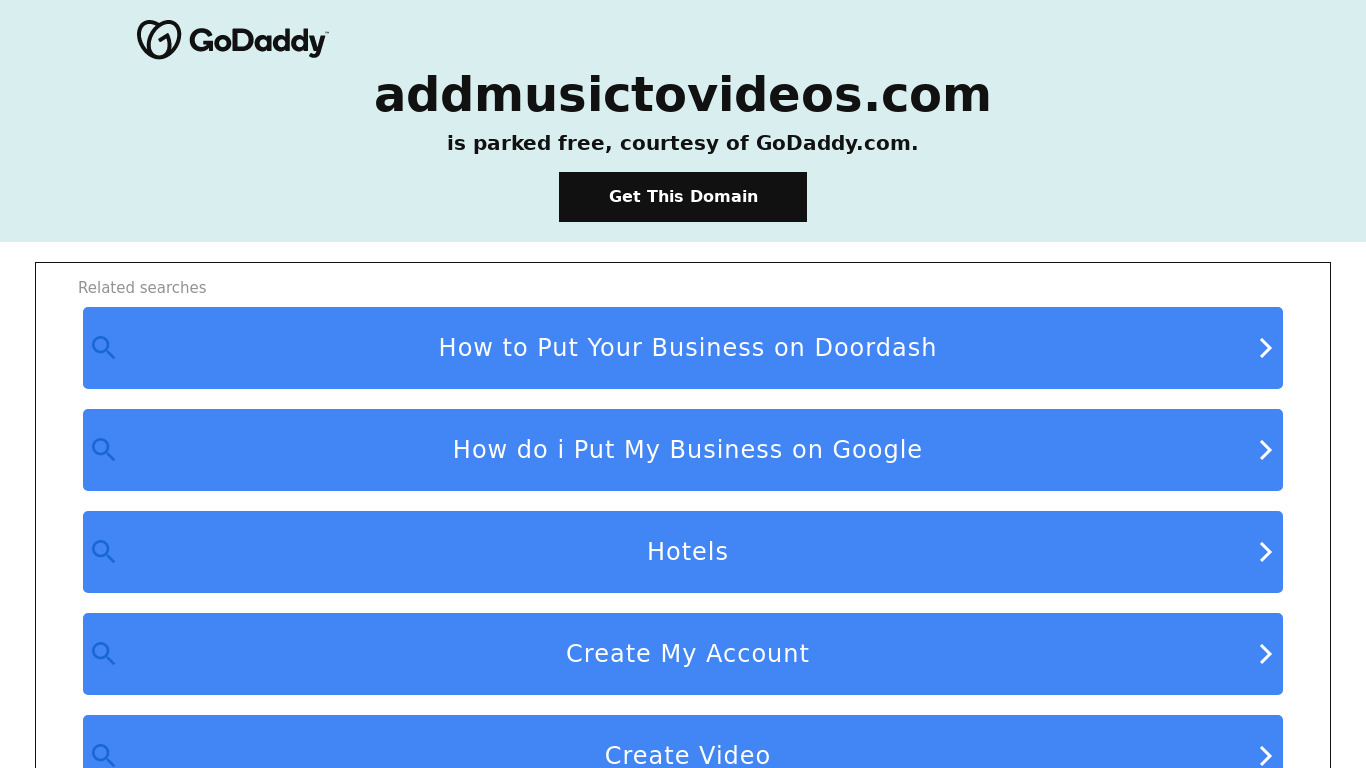 Add Music to Video App Landing page