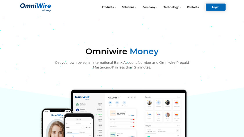 OmniWire Money Landing Page