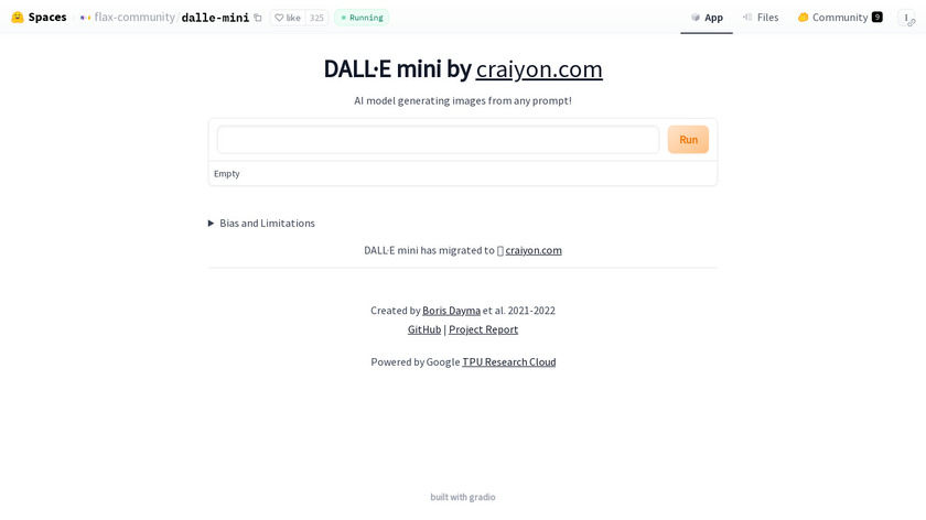 DALL·E mini Landing Page