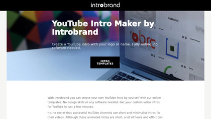 Introbrand YouTube Intro Maker image