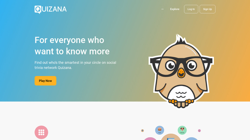 Quizana Landing Page