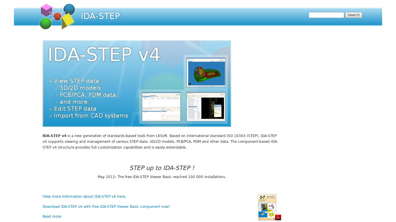 IDA-STEP v4 Landing page