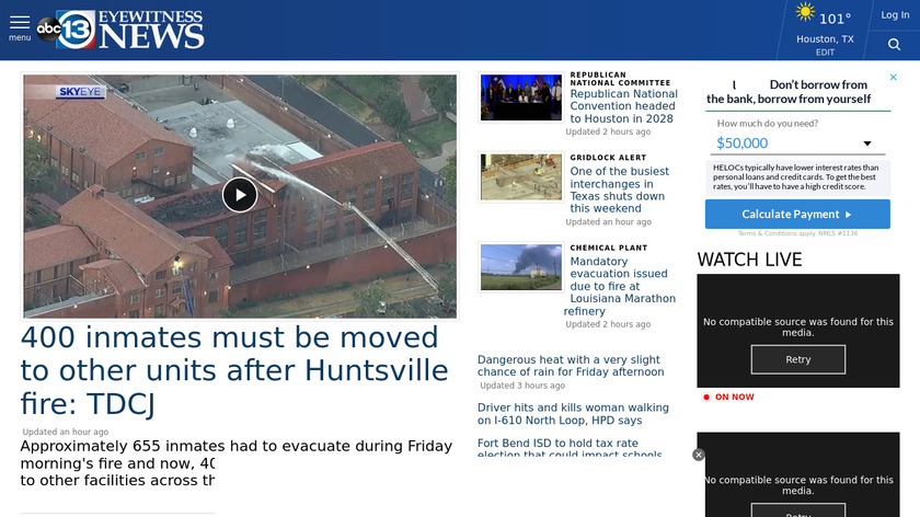 ABC13 Houston Landing Page