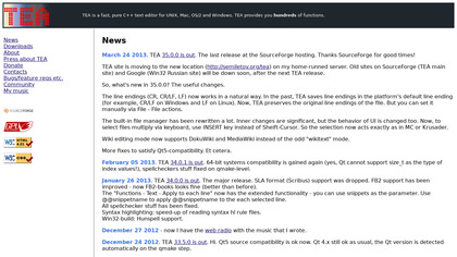 TEA Text Editor image