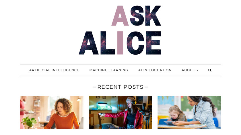 Alicebot Landing Page