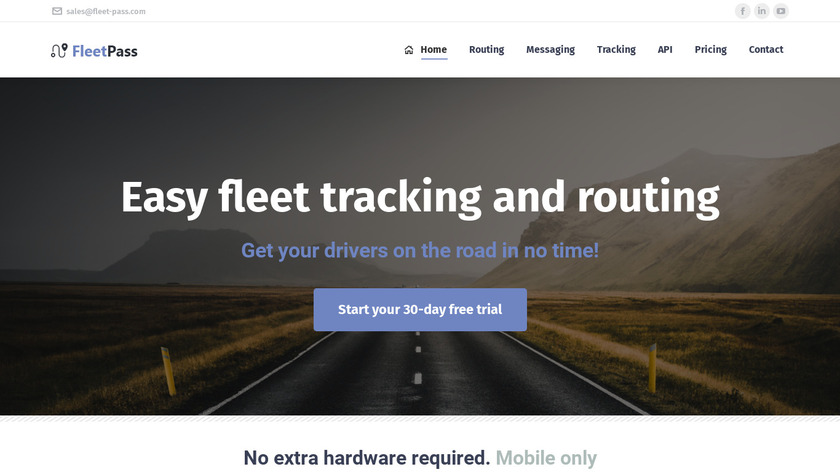 Fleet Pass Landing Page