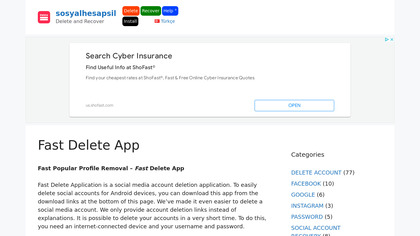 Fast Delete Accounts image
