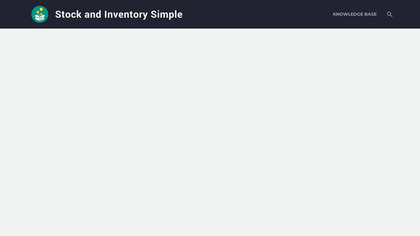 Stock and Inventory Simple image