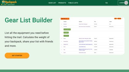 BackpackPlanner.io image