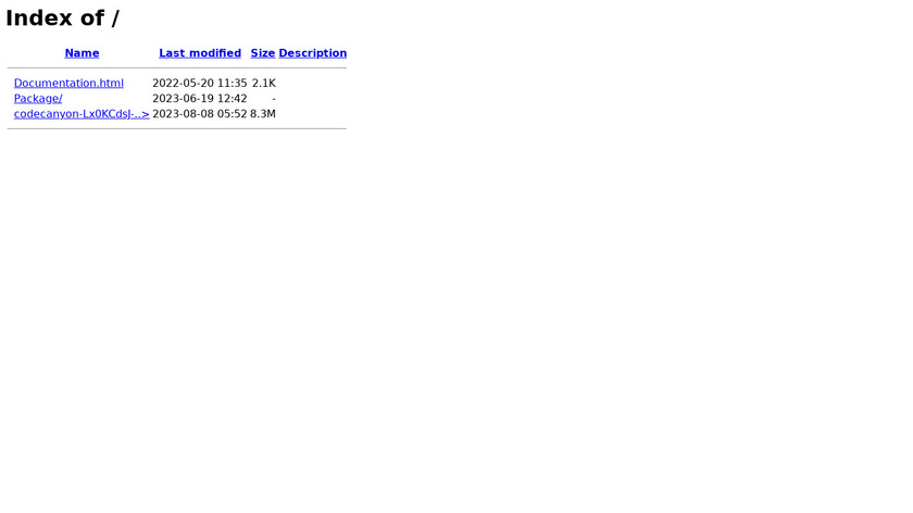 Zhap Hosting Landing Page