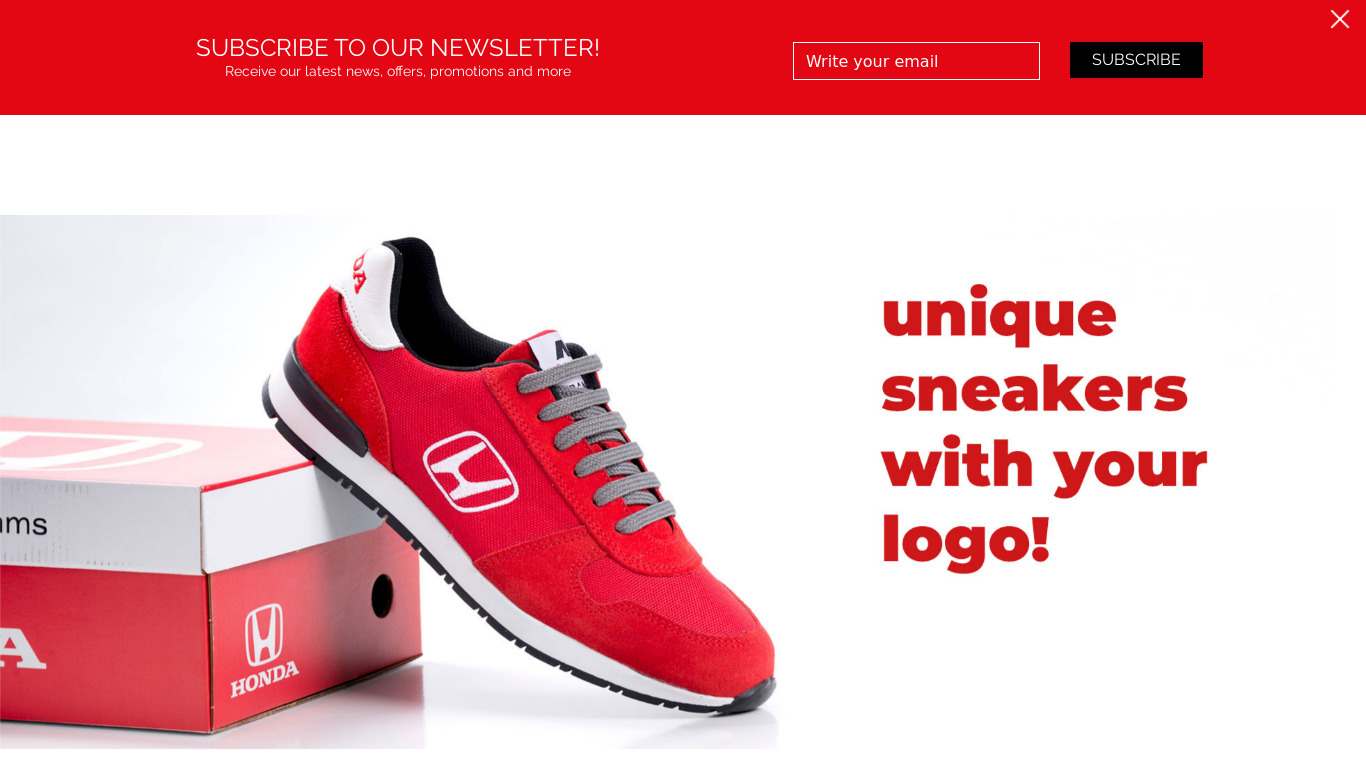 BrandYourShoes Landing page