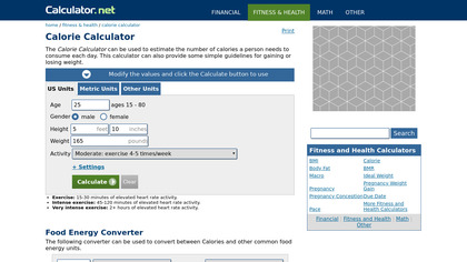 Calorie Calculator image