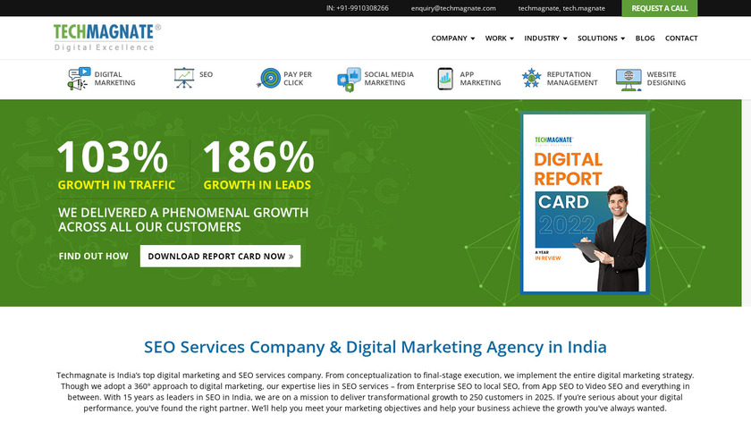 TechMagnate Landing Page