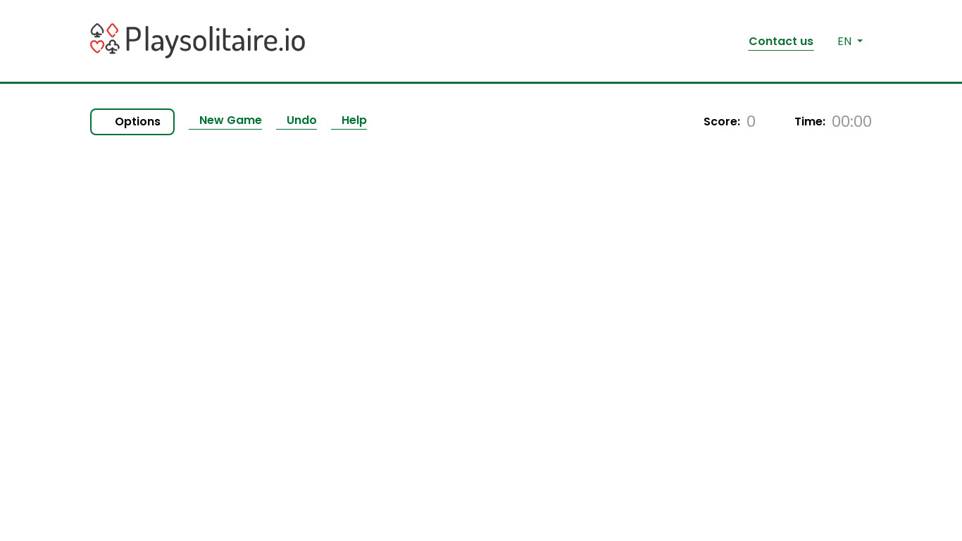 PlaySolitaire.io Landing page