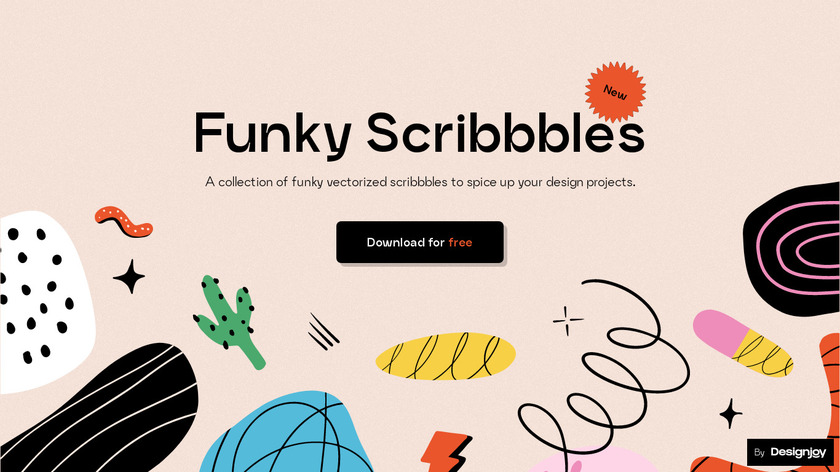 Funky Scribbbles Landing Page