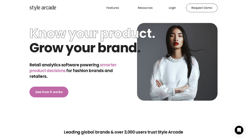 Style Arcade Landing Page